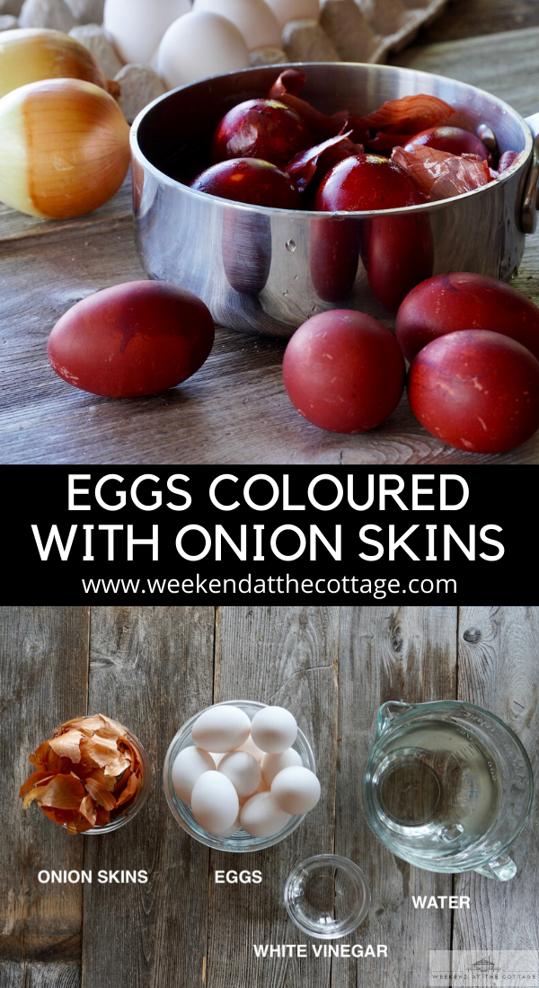 Eggs Coloured With Onion Skins