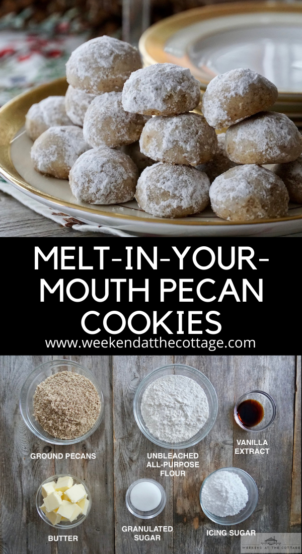 Melt-In-Your-Mouth Pecan Cookies