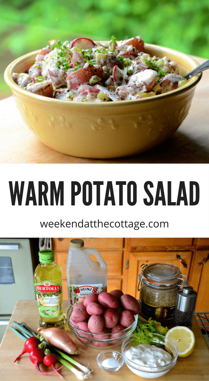 The Best Warm Potato Salad