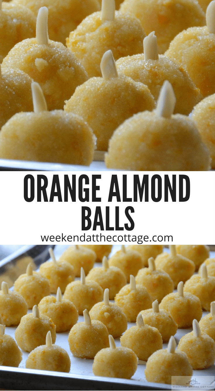 Orange Almond Balls