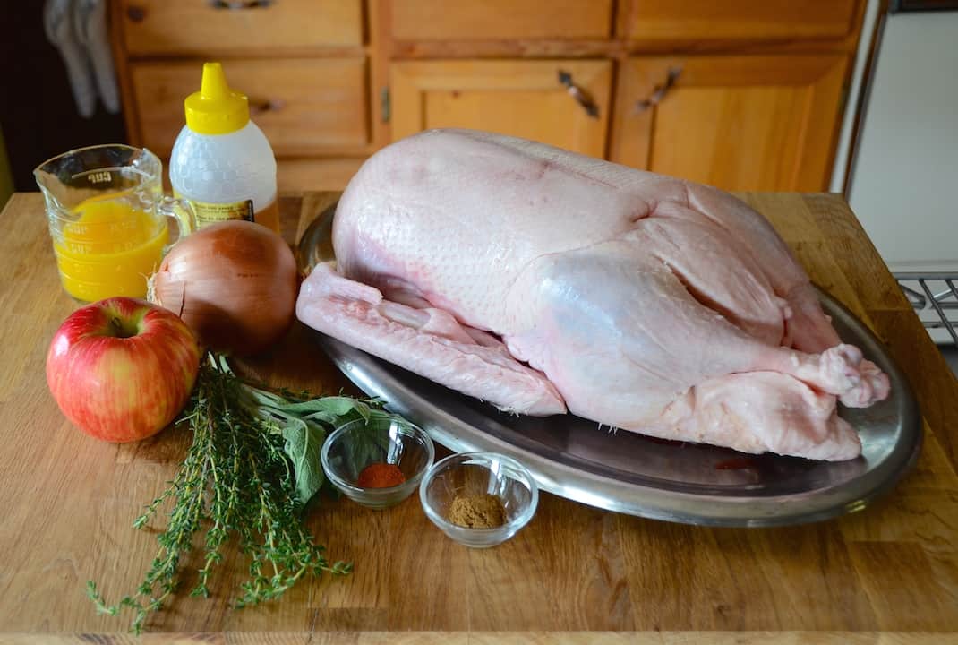 Ingredients for Roast Goose