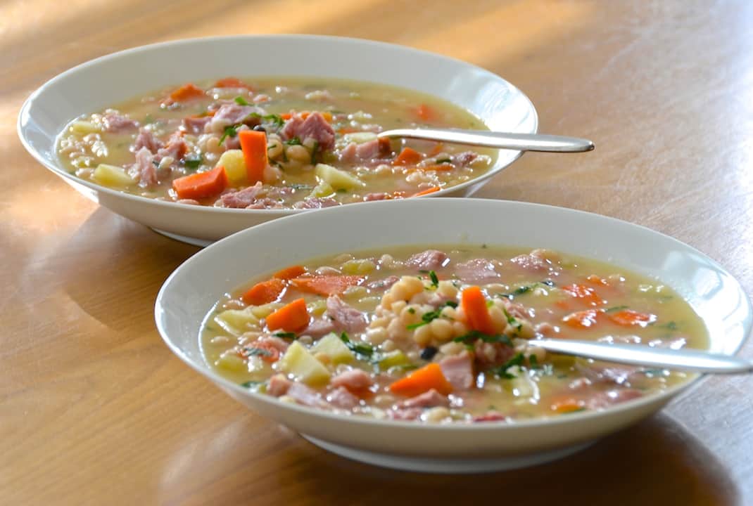 Navy Bean Soup With Ham