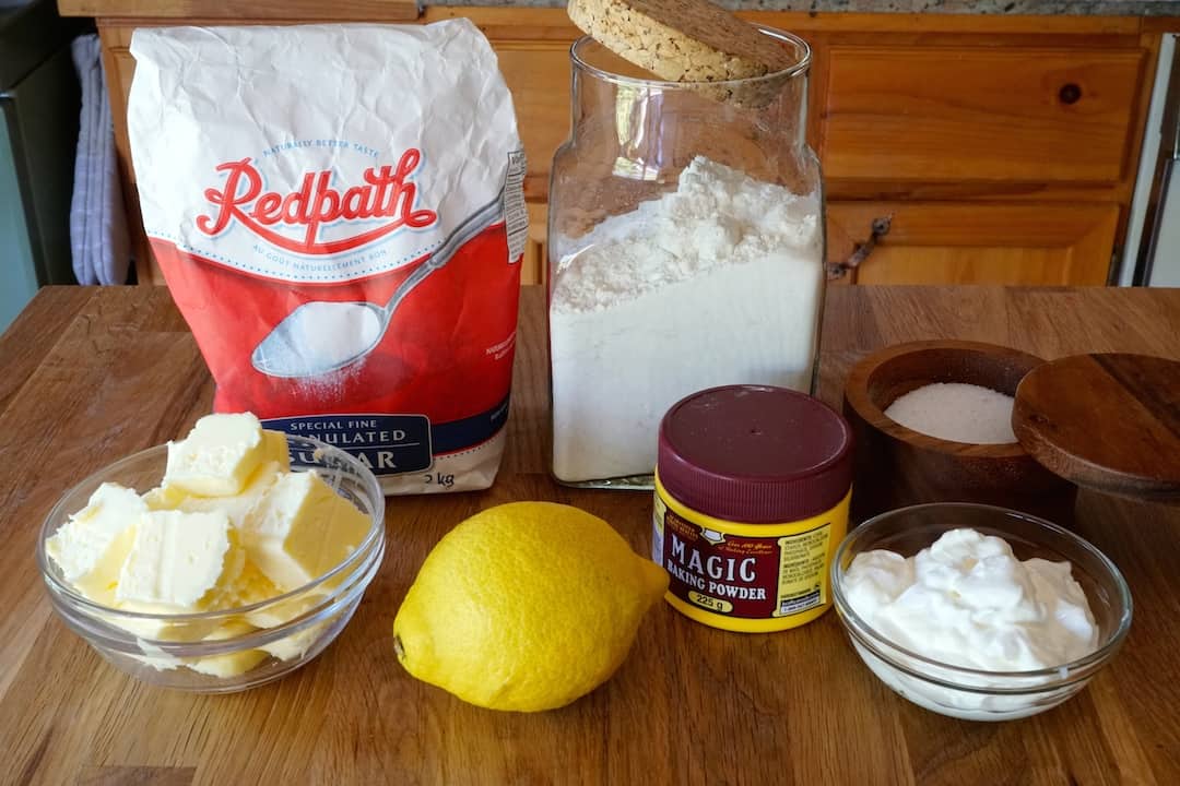 Ingredients for pastry