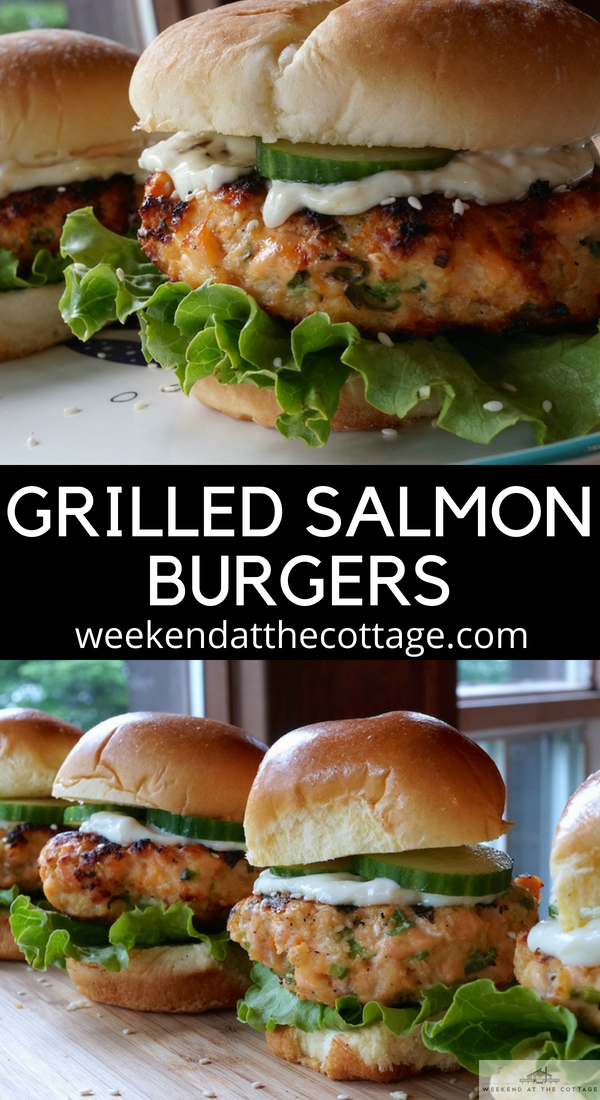 Grilled Salmon Burgers