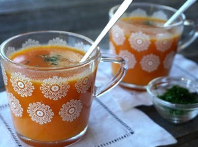 Tangy Carrot Orange Soup