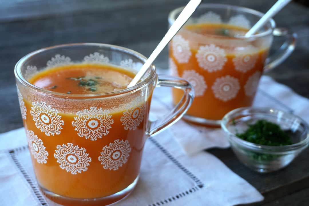 Tangy Carrot Orange Soup