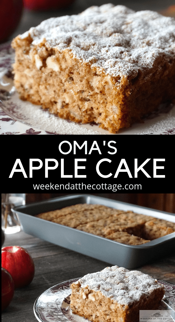 Oma’s Apple Cake Recipe