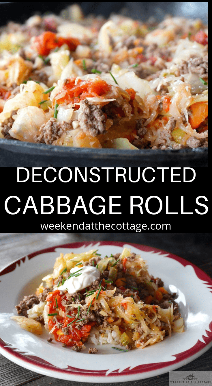 Deconstructed Cabbage Rolls
