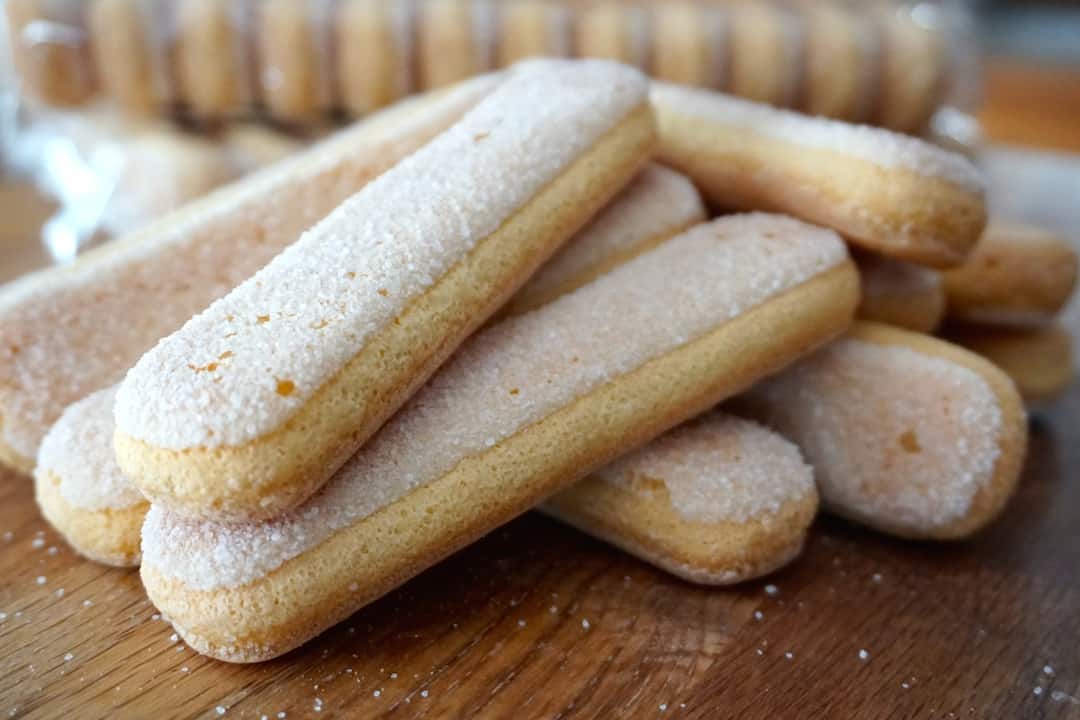 Savoiardi ladyfinger biscuits