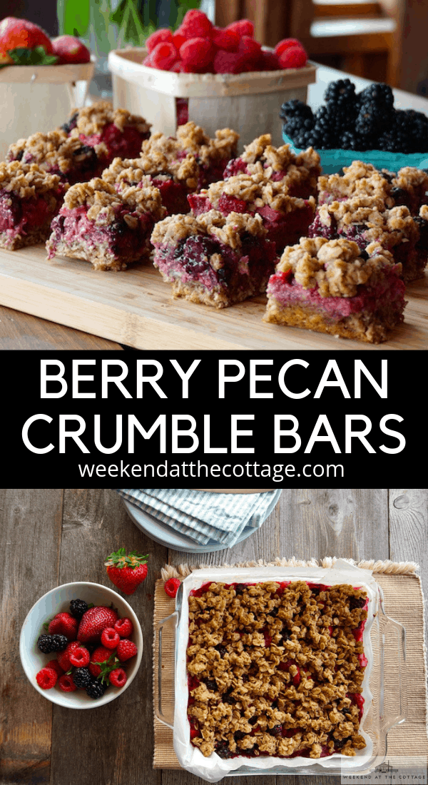 Berry Pecan Crumble Bars