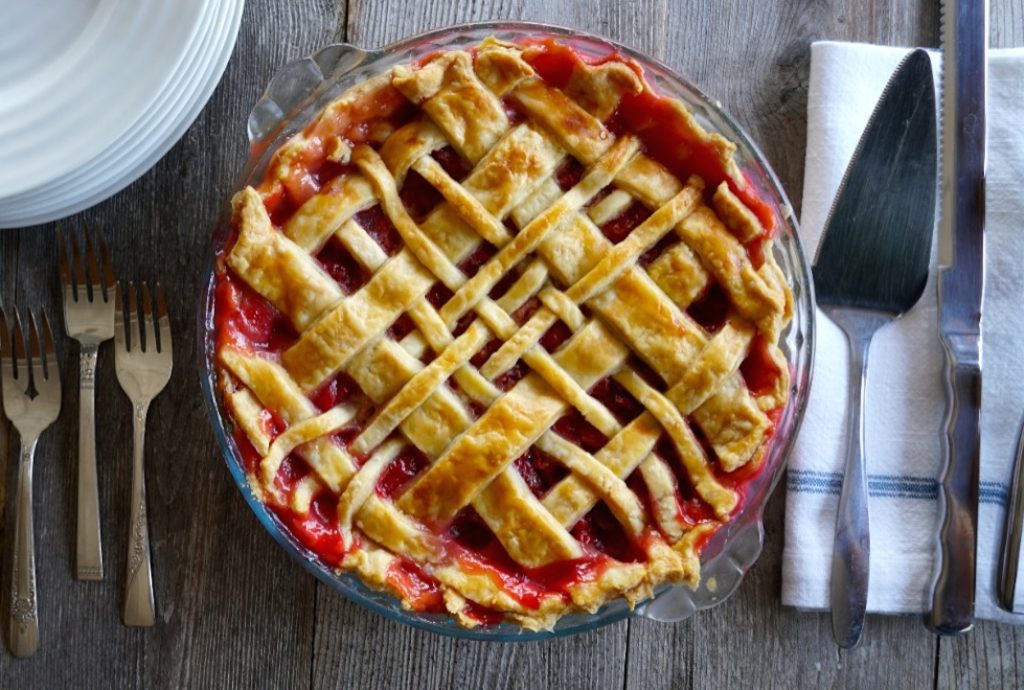 Sour Cherry Pie - Weekend at the Cottage
