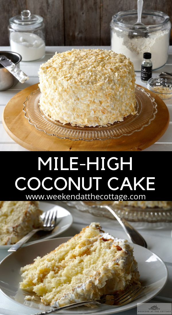 Mile-High Homemade Coconut Cake