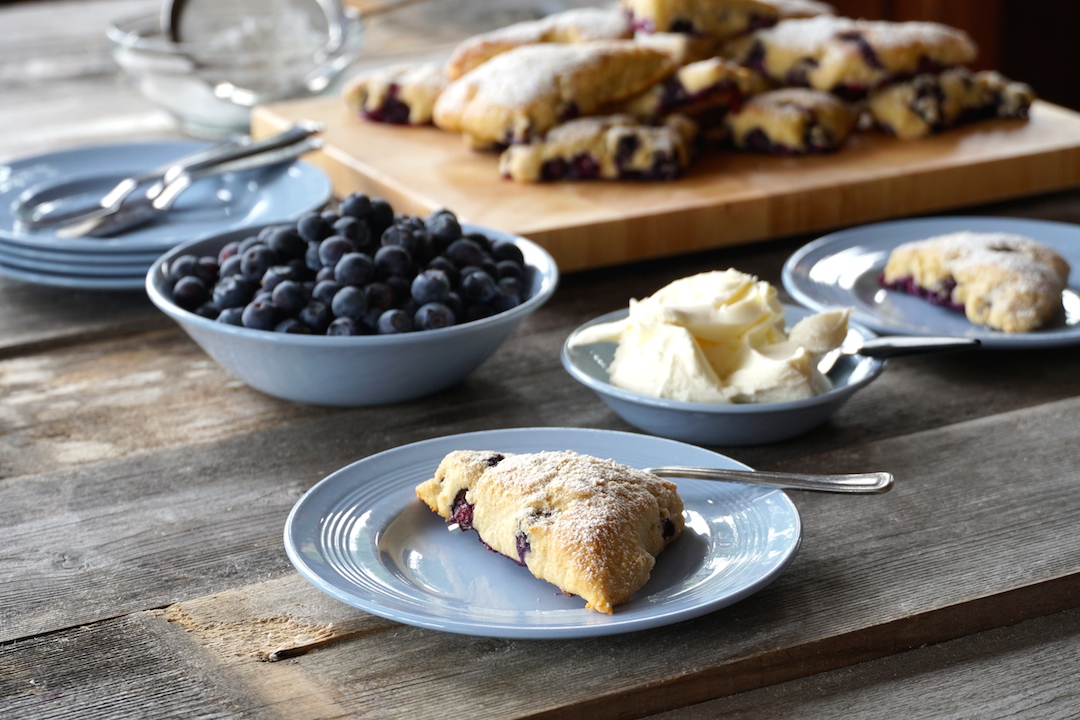 Blueberry Scone Recipe - Weekend at the Cottage