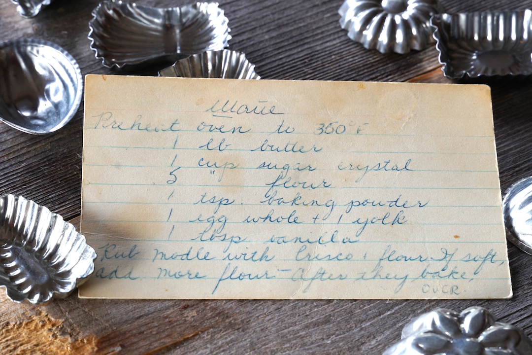 Original recipe for all-butter cookies