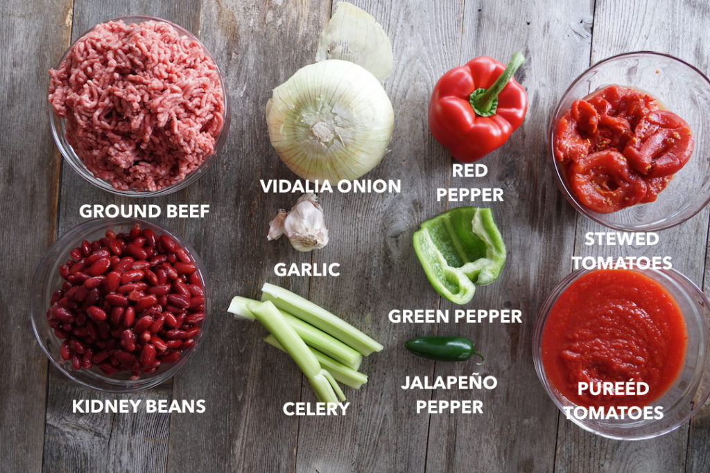 Ingredients for the Best Beef Chili Recipe