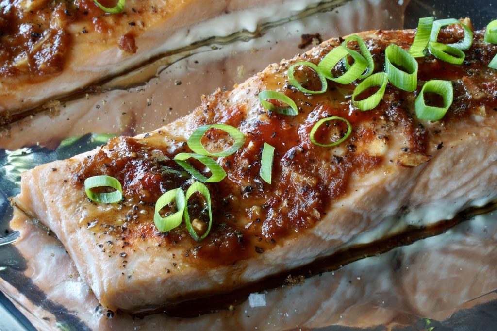 Sweet & Spicy Asian Salmon Recipe.