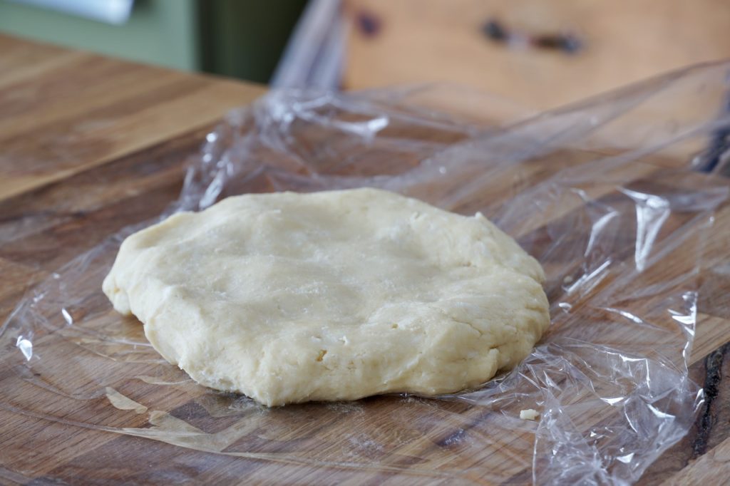 pie dough ready to be chilled