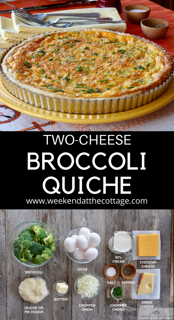 Two-Cheese Broccoli Quiche