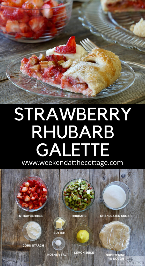 Strawberry Rhubarb Galette