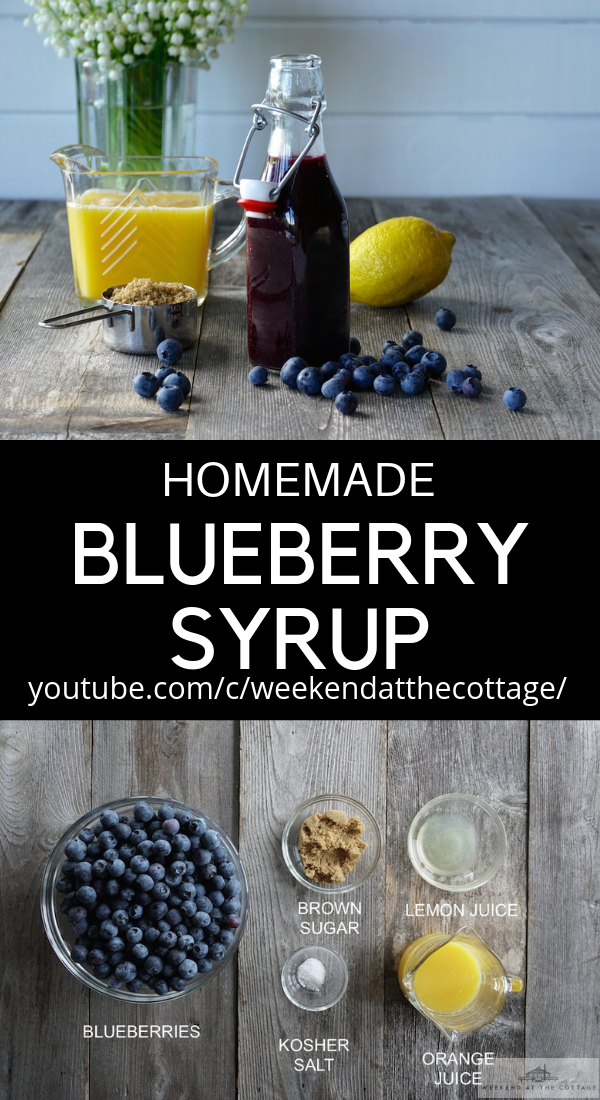 Homemade Blueberry Syrup