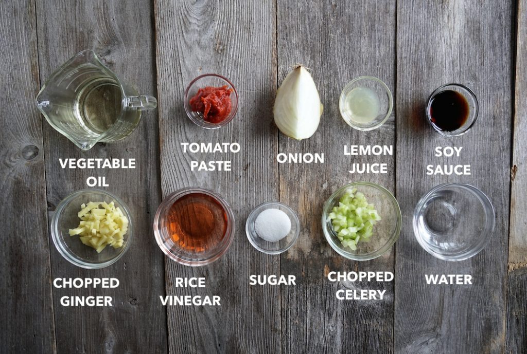 Ingredients for Best Japanese Salad Dressing
