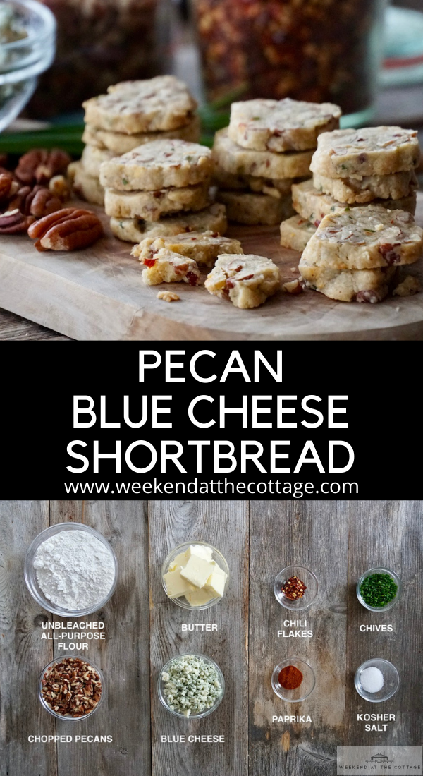 Blue Cheese and Pecan Shortbreads