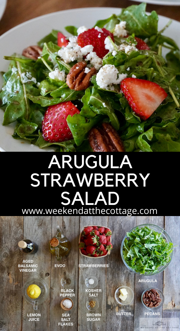 Baby Arugula and Strawberry Salad