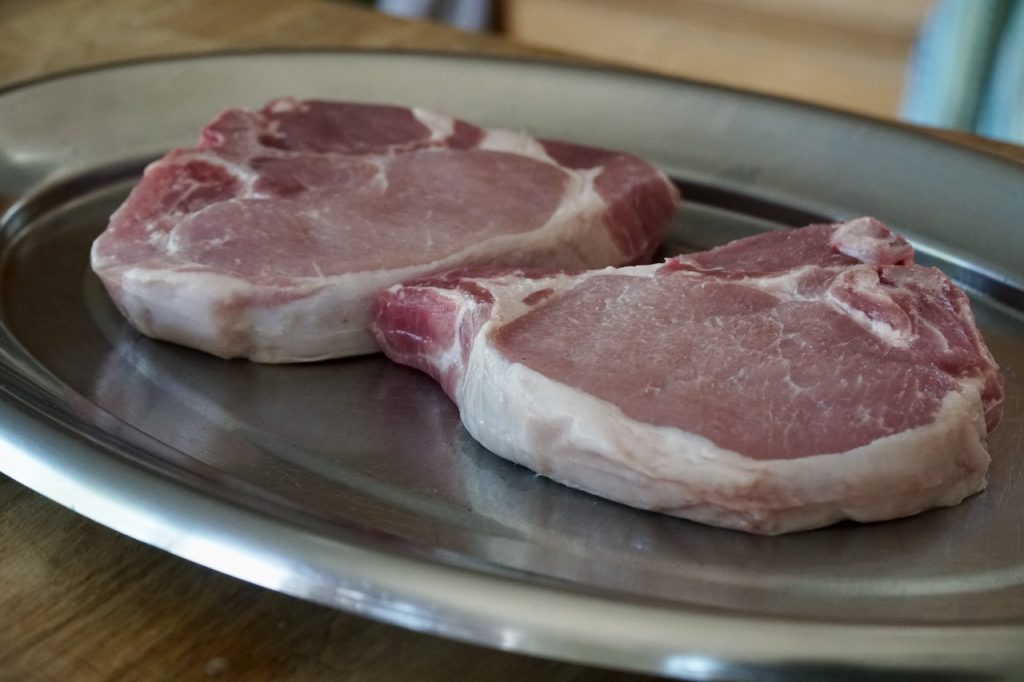 Centre-cut pork chops