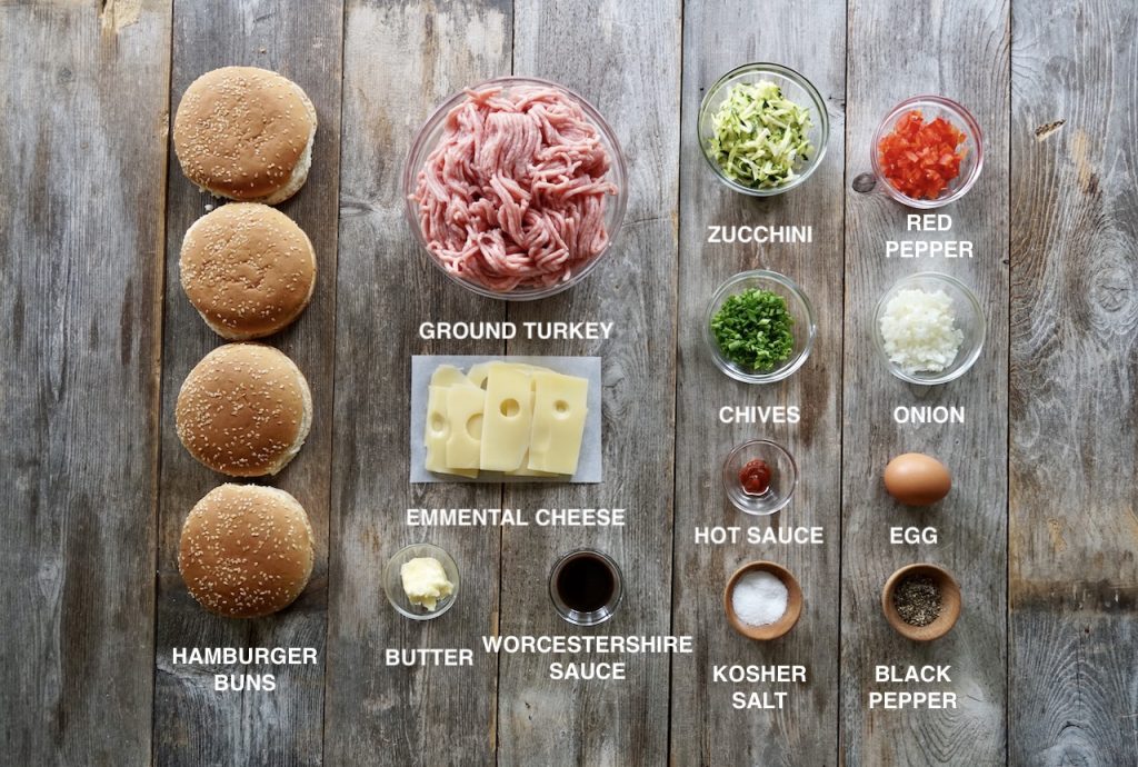 Ingredients for Perfect Turkey Burgers