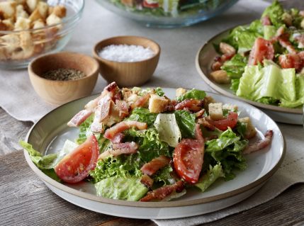 A plate of the BLT SALAD