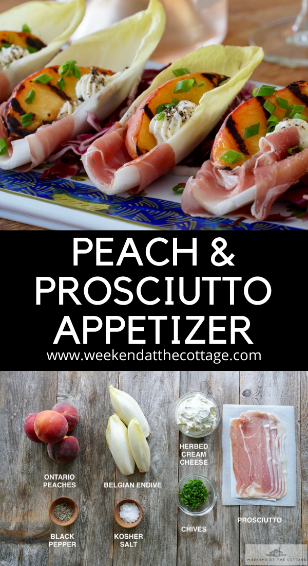 Peach and Prosciutto Appetizer