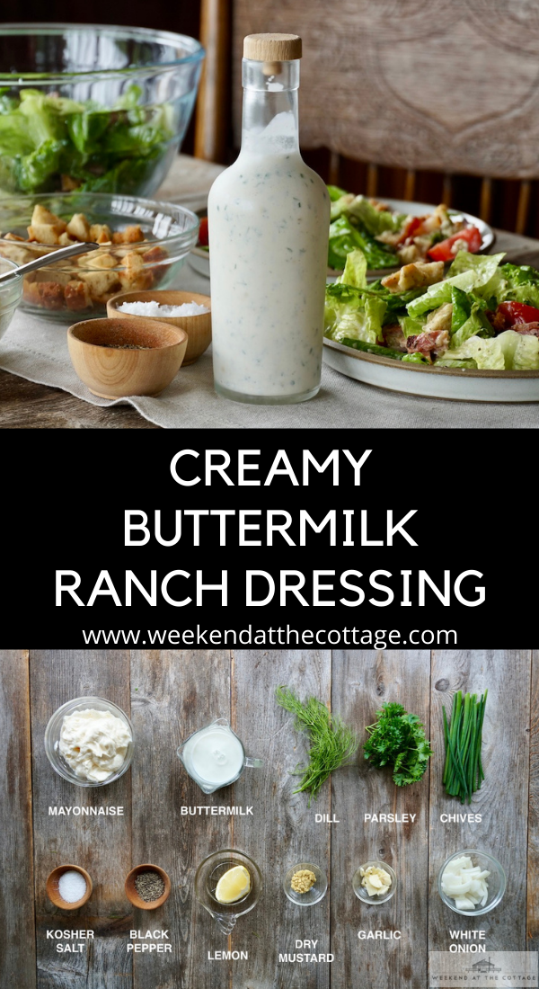 Creamy Buttermilk Ranch Dressing