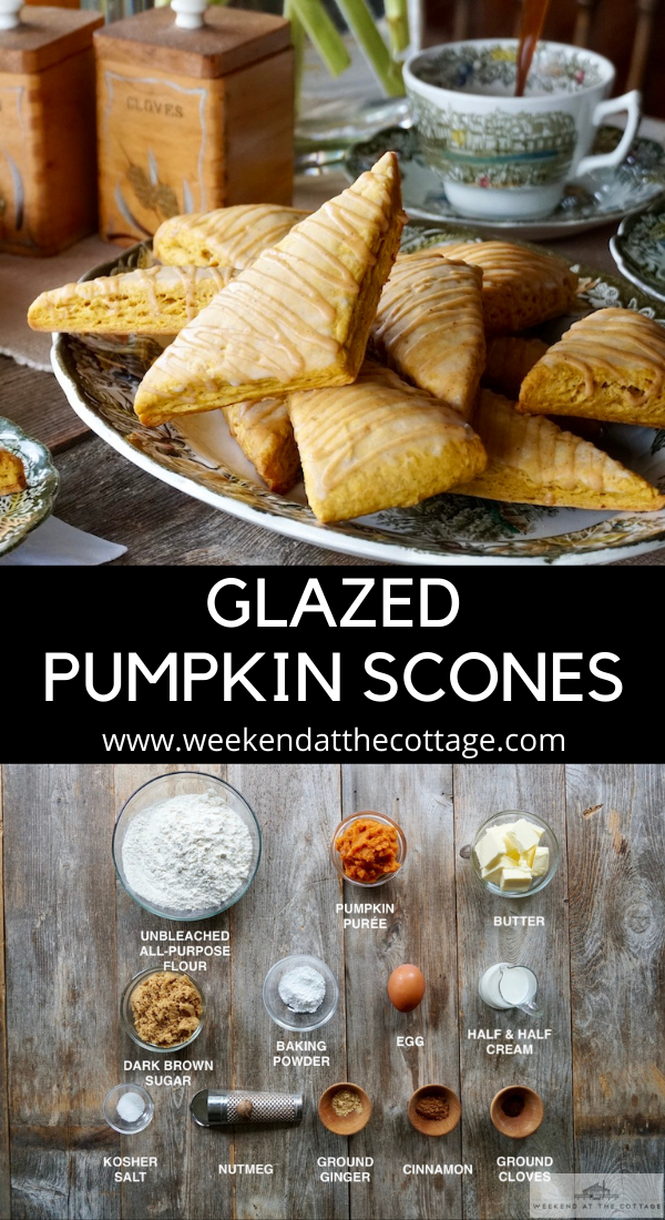 Glazed Pumpkin Scones Recipe