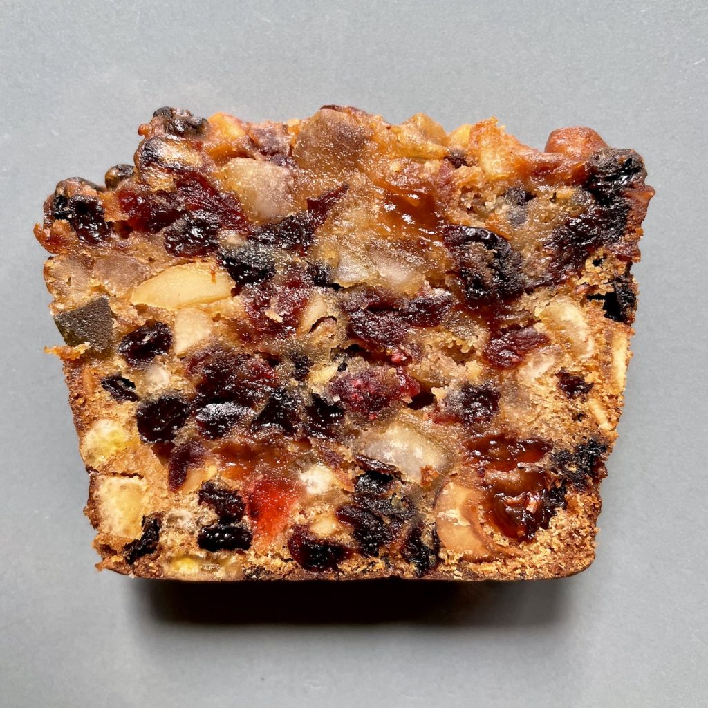 A slice of the best Holiday Fruitcake