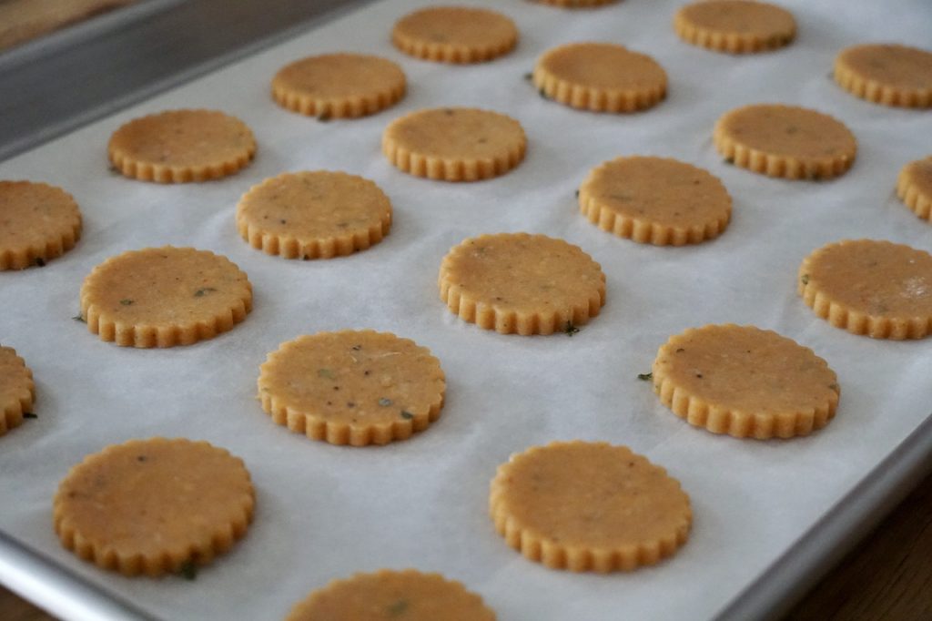 Perfectly formed shortbread cookies