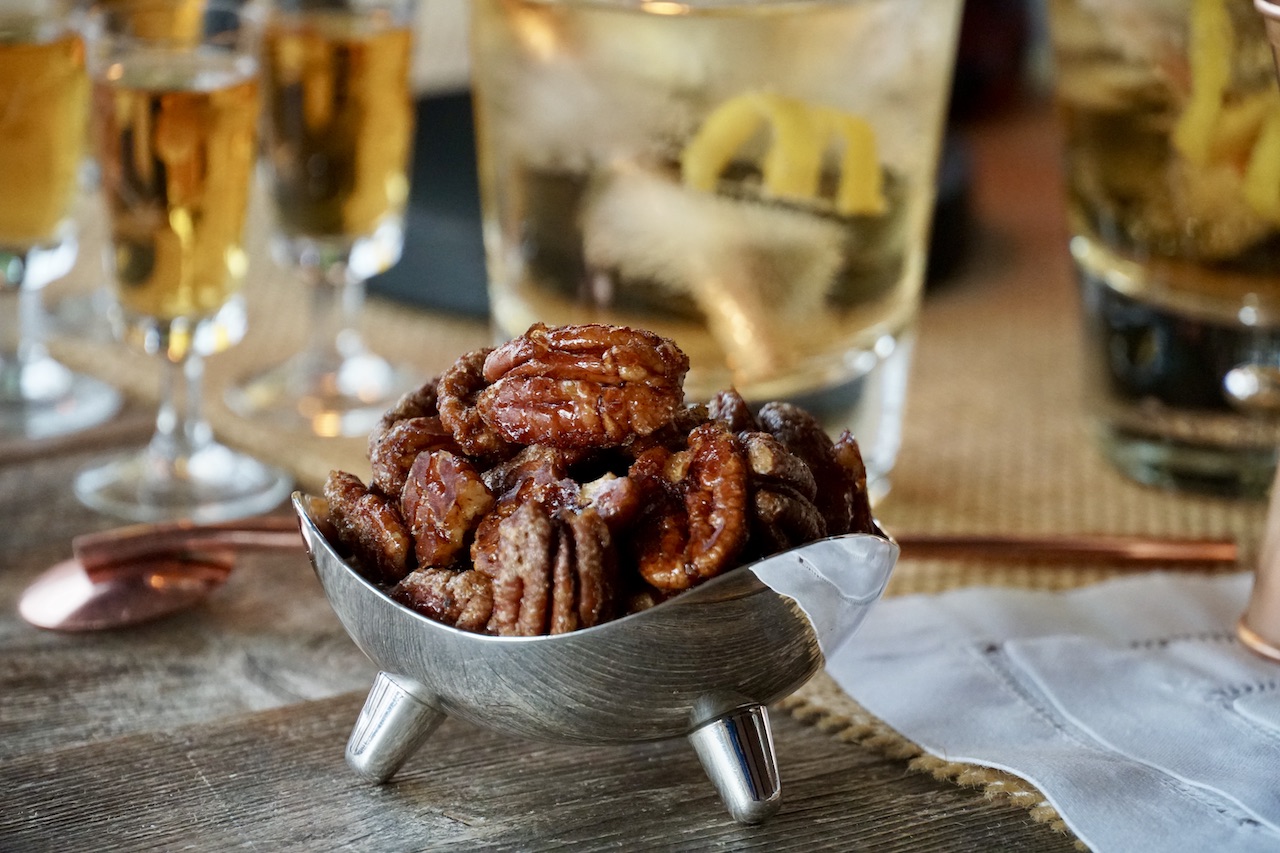 Spicy Candied Pecans