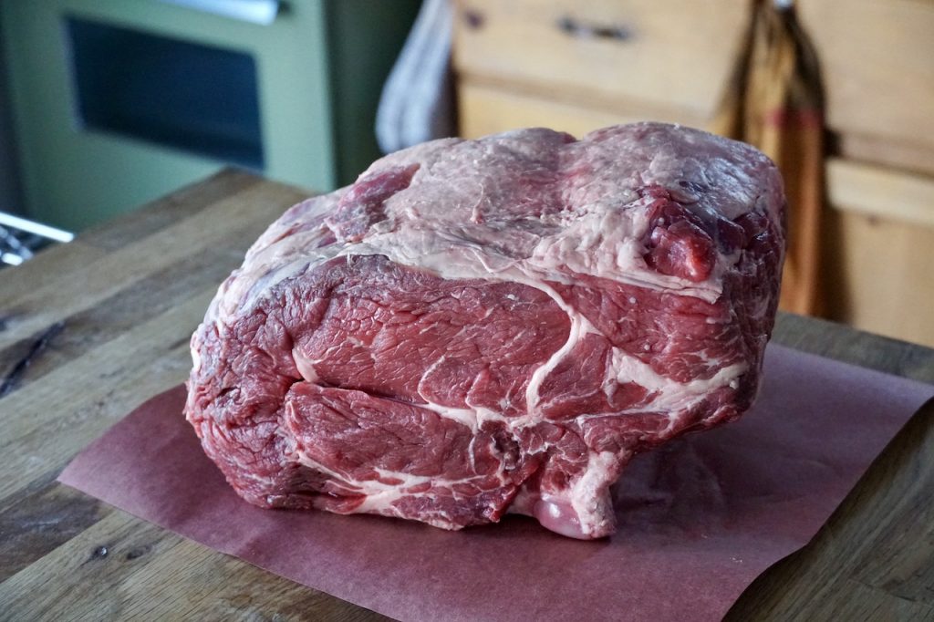 A 6-pound standing rib roast
