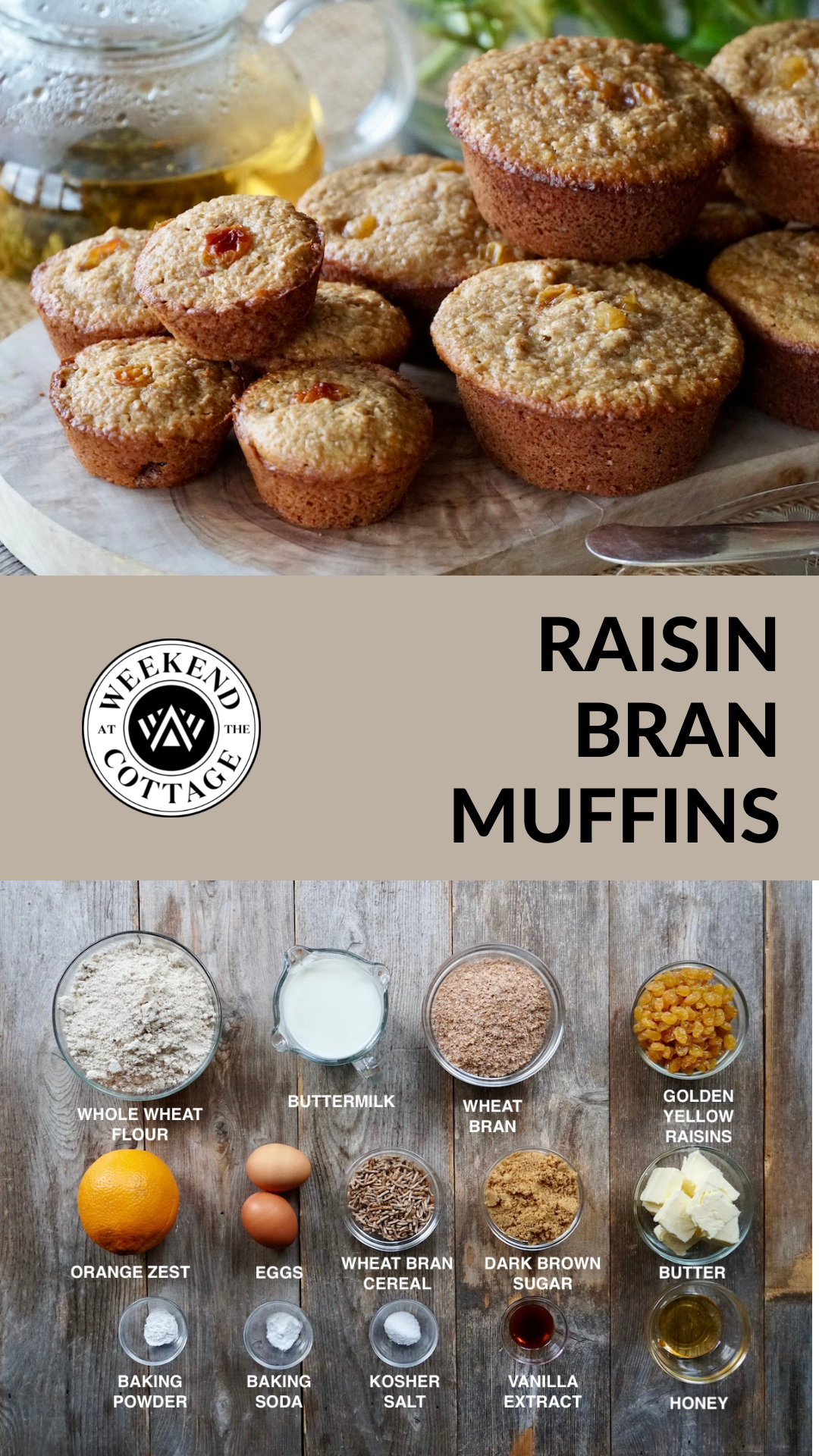 Bran and Raisin Muffins