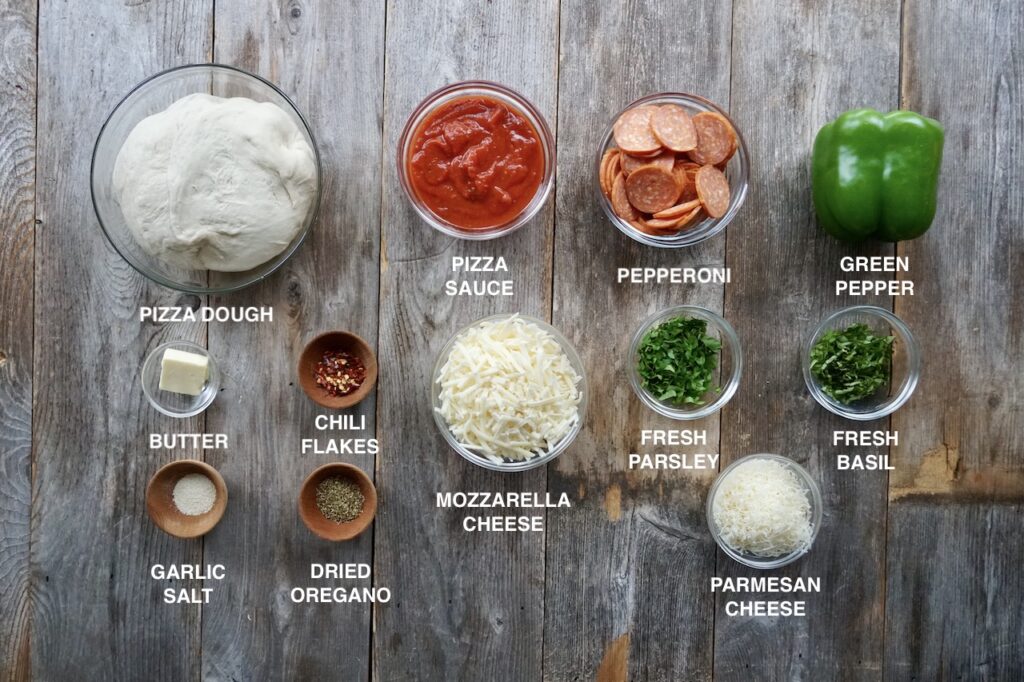 Here are the ingredients you'll need to make this Easy Skillet Pizza Rolls