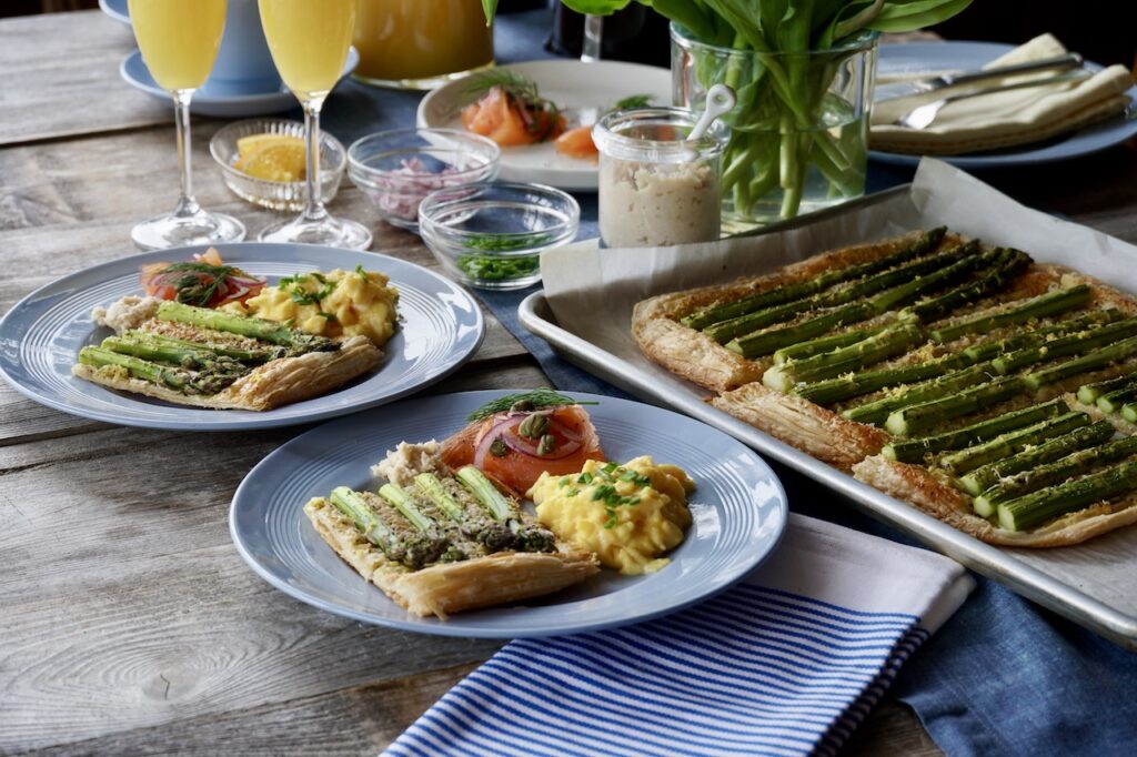 Our simple asparagus tart with puff pastry can take your next brunch from simple to amazing!