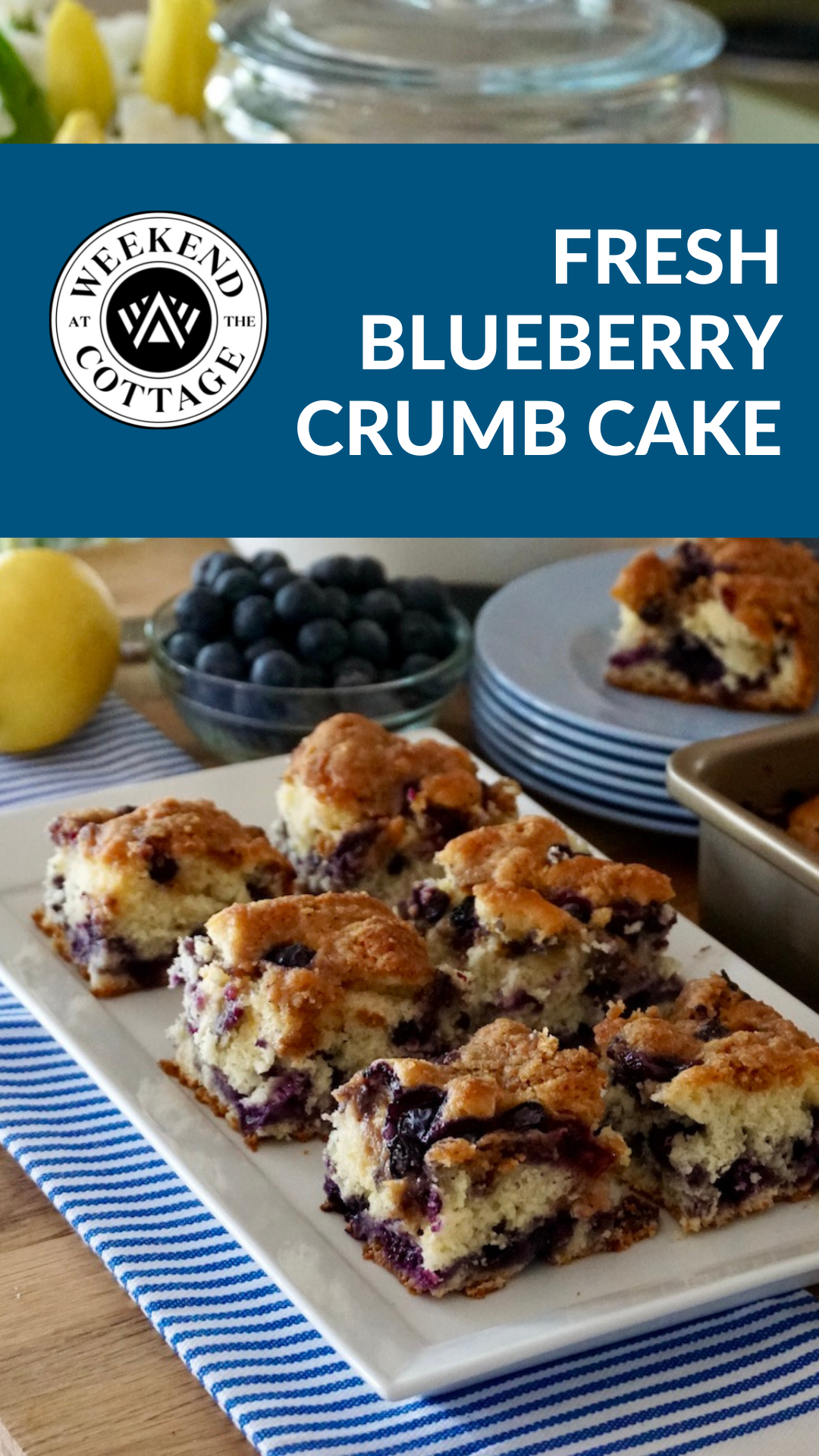 Fresh Blueberry Crumb Cake