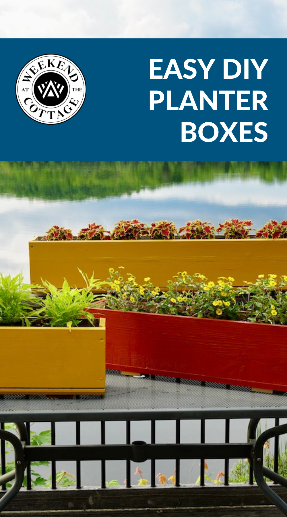 Easy DIY Planter Boxes