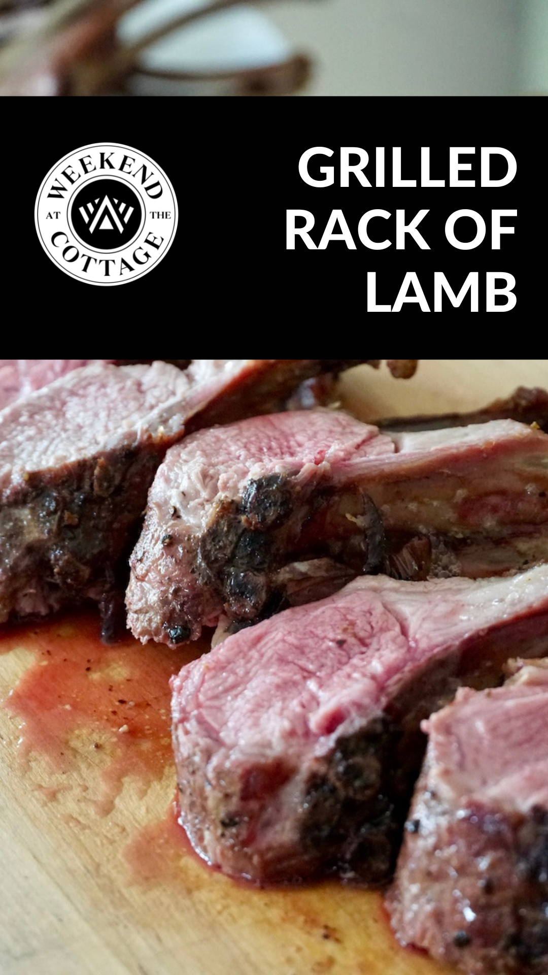 Grilled Rack of Lamb with Garlic-Herb Vinaigrette