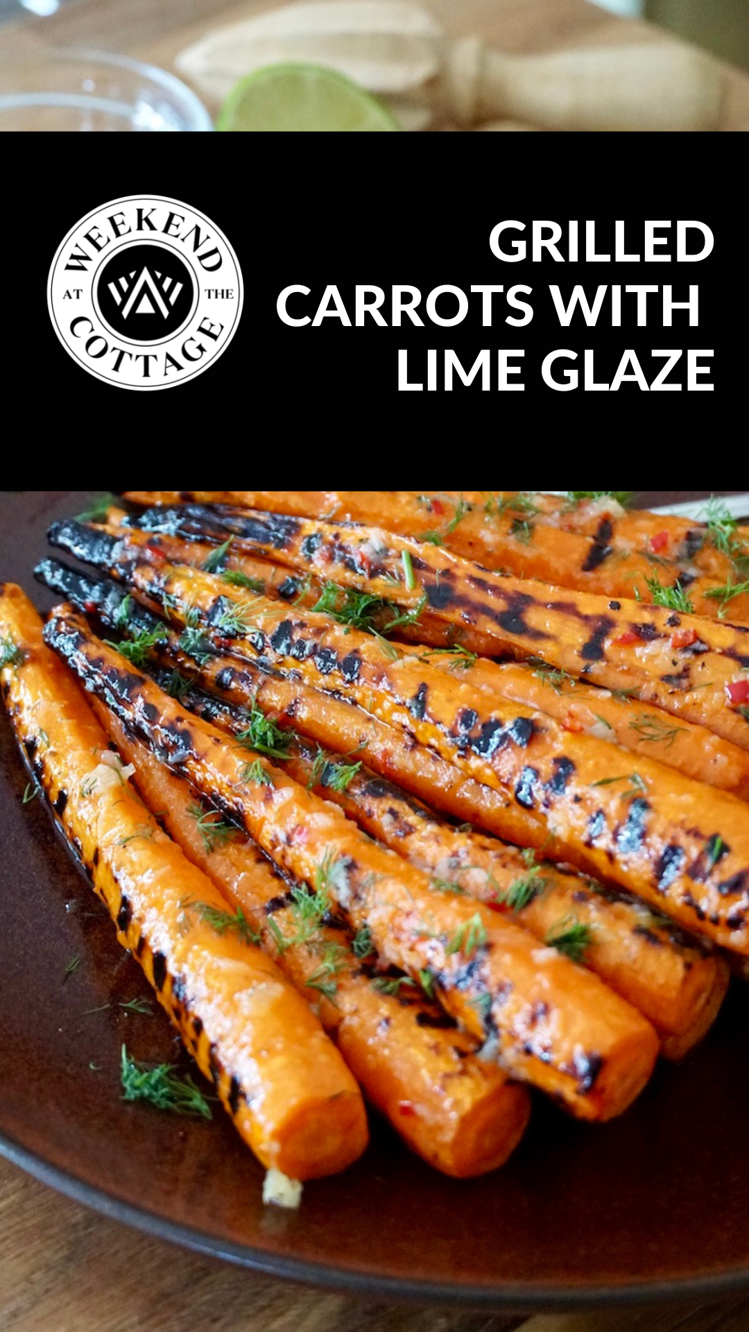 Grilled Carrots With Zesty Lime Glaze
