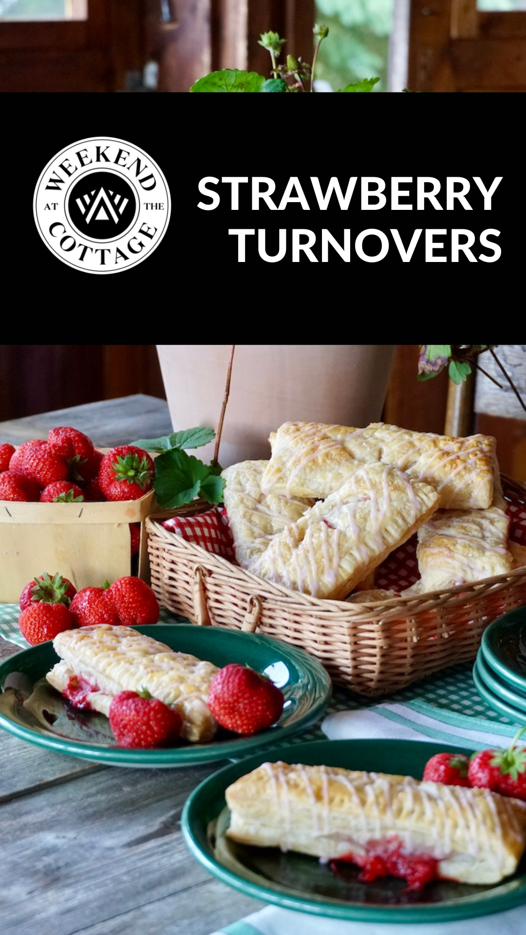 Strawberry Turnovers with Puff Pastry