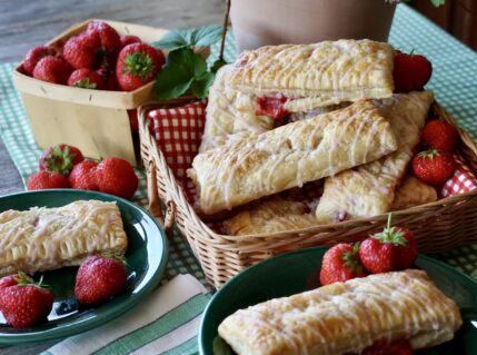 Strawberry Turnovers with Puff Pastry