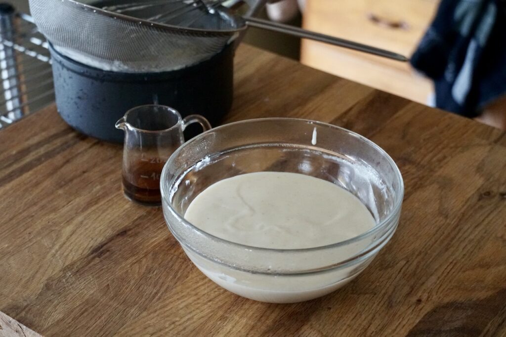 Mornay sauce made with aged cheddar and sherry.