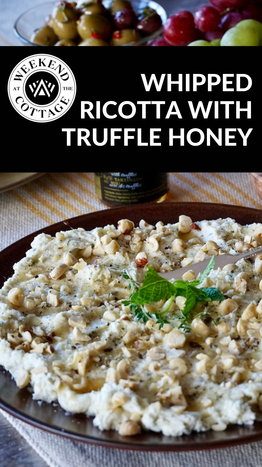 Whipped Ricotta with Truffle Honey