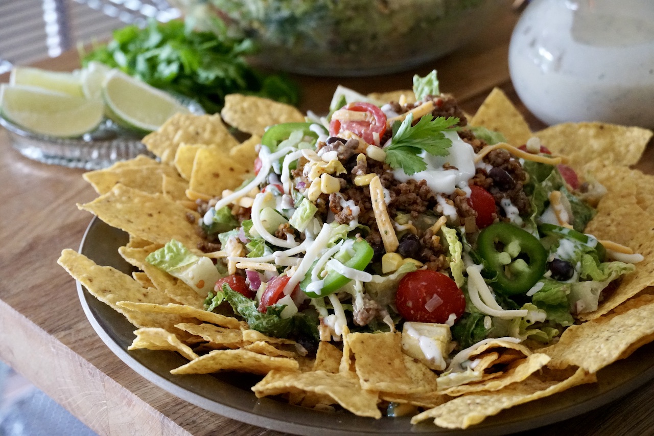 The best Tex-Mex Taco Salad!
