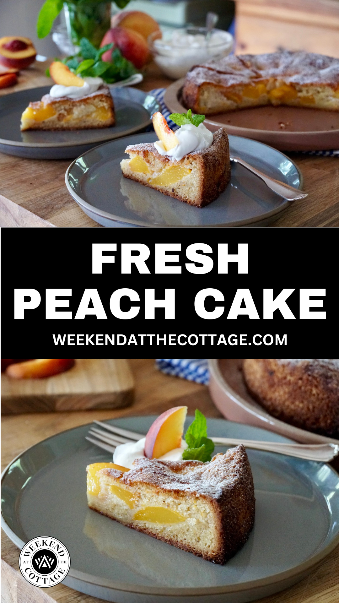 Fresh Peach Cake